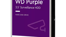 HDD Video Surveillance WD Purple 2TB CMR, 3.5'', 256MB, 5400 RPM, SATA, TBW: 180