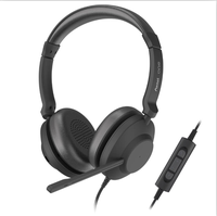 HEADSET AXTEL ONE STEREO HD AXH-ONE , Corded, Headset Conectivity USB-A, USB-C / with STEREO HD . Speakert Size has 40 mm / Pas - 1