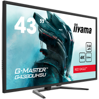 IIYAMA G4380UHSU-B1, 43" VA-panel, Pro-Gaming, G-Master Red Eagle, UHD 3840x2160@144Hz, 0,4ms (MPRT), 550cdm² HDR, FreeSync, Spe - 2