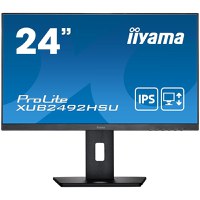 IIYAMA Monitor LED XUB2492HSU-B5 23.8" IPS 1920 x 1080 75Hz 250 cd/m² 1000:1 4ms VGA, HDMI, DP, USB 2.0 Hub, height, swivel, til - 1