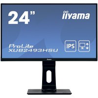 IIYAMA Monitor LED XUB2493HSU-B6 24” IPS 1920 x 1080 @100Hz 16:9 250 cd/m² 1000:1 1ms HDMI DP USB HUB HAS+PIVOT - 1