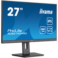 IIYAMA Monitor LED XUB2792HSU-B6 27" IPS Slim-line 1920 x 1080 @100Hz 250 cd/m² 1300:1 0.4ms HDMI DP 4x USB 3.2 HDCP height, swi - 2