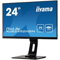 IIYAMA PROLITE XUB2492HSN-B1 23.8" IPS 1920x1080 @75Hz USB-C Dock 65W + LAN, HDMI, DP, Full Ergo - 2