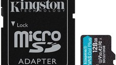 Kingston 128GB microSDXC Canvas Go Plus 170R A2 U3 V30 Card + ADP EAN: 740617301182