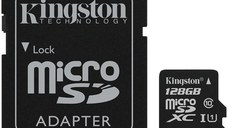 Kingston 128GB micSDXC Canvas Select Plus 100R A1 C10 Card + ADP EAN: 740617298703