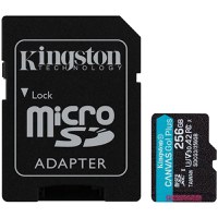Kingston 256GB microSDXC Canvas Go Plus 170R A2 U3 V30 Card + ADP EAN: 740617301250 - 1