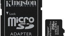 Kingston 256GB micSDXC Canvas Select Plus 100R A1 C10 Card + ADP EAN: 740617298710