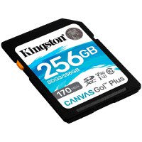 Kingston 256GB SDXC Canvas Go Plus 170R C10 UHS-I U3 V30 EAN: 740617301519 - 2