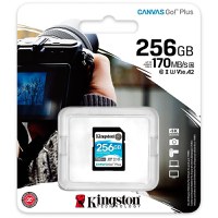 Kingston 256GB SDXC Canvas Go Plus 170R C10 UHS-I U3 V30 EAN: 740617301519 - 3