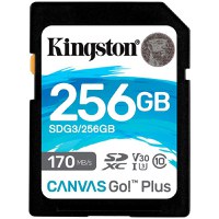 Kingston 256GB SDXC Canvas Go Plus 170R C10 UHS-I U3 V30 EAN: 740617301519 - 1