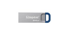 Kingston DataTraveler Kyson 64GB USB Flash Drive, USB Type-A, Silver