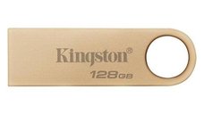 Kingston DataTraveler SE9 G3 128GB USB Flash Drive, USB 3.2, Gold