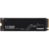 KINGSTON KC3000 512GB SSD, M.2 2280, PCIe 4.0 NVMe, Read/Write 7000/3900MB/s, Random Read/Write: 450K/900K IOPS - 1
