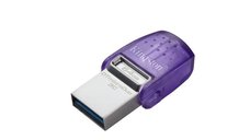 Kingston microDuo 3C 64GB USB Flash Drive, USB 3.0, Violet
