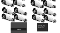 Kit de supraveghere video Milesight cu 16 camere Bullet MS-C2964-UPD si NVR MS-N5016-PE
