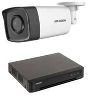 Kit supraveghere video 2MP Hikvision. Kitul contine: 2 x camere DS- 2CE17D0T-IT3F2C, 1 x DVR IDS-7204HUHI-M1/SC, - 1