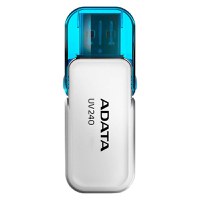Memorie USB Flash Drive ADATA 32GB, UV240, USB 2.0, Alb - 1