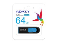 Memorie USB Flash Drive Adata AUV128-64G-RBE, 64GB, USB 3.2, negru - 1