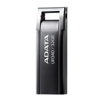 Memorie USB Flash Drive ADATA UR340, 32GB, USB 3.2, black metalic - 1