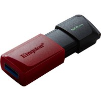 Memorie USB Flash Drive Kingston DATATRAVELER EXODIA M, 128GB, USB 3.2, negru - 3