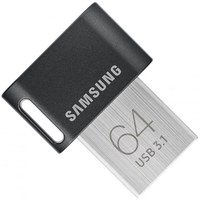 Memorie USB Flash Drive Samsung 64GB Fit Plus Micro, USB 3.1 Gen1, negru - 1