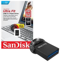 Memorie USB Flash Drive SanDisk Ultra Fit, 64GB, USB 3.1 - 2