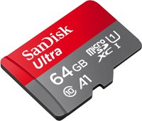 Micro Secure Digital Card SanDisk Extreme, 64GB, Clasa 10, R/W speed: up to 100MB/s/, 90MB/s, include adaptor SD (pentru telefon - 1