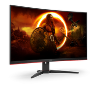 Monitor 31.5" AOC CQ32G2SE/BK, Curved 1500R, Gaming, QHD 2560*1440, 165Hz, 1 ms, VA, WLED, Flicker free, Free sync Premium, 16:9 - 15