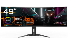 Monitor GIGABYTE CO49DQ, 49 inch, 5120 x 1440 pixeli, Negru, 3 ani Garantie