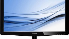 Monitor LED Philips 223V5LSB2/10, V-line, 21.5'' 1920x1080@60Hz, 16:9, TN, 5ms, 200nits, Black, 3 Years, VESA100x100/VGA/