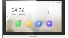 Monitor videointerfon color 7 inch Hikvision DS-KH6350-WTE1 cu touchscreen