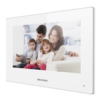 Monitor videointerfon WIFI modular 7 color Hikvision DS-KH6320-WTE1-W culoare alba, ecran LCD 7 color cu touch screeen, rezoluti - 1