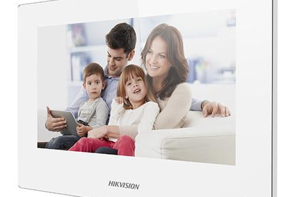 Monitor videointerfon WIFI modular 7 color Hikvision DS-KH6320-WTE1-W culoare alba, ecran LCD 7 color cu touch screeen, rezoluti