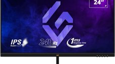 Monitor ViewSonic VX2479A-HD-PRO, 23.8 inch, IPS, Full HD, 240 Hz, negru, garantie 2 ani