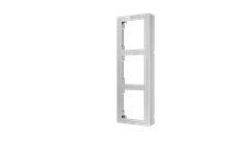 Panou frontal pentru 3 module videointerfon modular Hikvision DS-KD- ACW3/S permite conectarea a 3 module de videointerfon modul