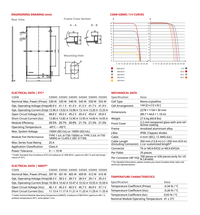 Panou Solar Fotovoltaic Monocristalin HiKu6 Mono PERC CS6W-550MS Silver Frame, max. 1500V, lungime cablu 1400mm, conector T6, 55 - 2