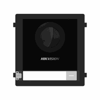 Panou videointerfon modular de exterior Hikvision DS-KD8003-IME1(B) 1 x buton apelare, camera video wide angle 180° Fish eye 2MP - 1