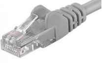 Patchcord UTP RJ45-RJ45 Cat.5e 10m gri, UTP-5E-10-G, pachcord din cupru