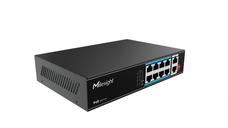 POE Switch Milesight 4 Porturi POE, Porturi: 4X10/100Mbps POE ports (RJ45) + 2X100Mbps uplink ports, Alimentare: AC 100~240V, 50