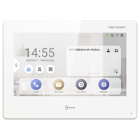 Post interior videointerfon 7 inchi cu Android Hikvision DS-KH9310-WTE1 (B)WIFI, management pentru toate sistemele Hikvision con - 1