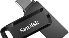 SanDisk Ultra Dual Drive Go 256 GB - Memorie USB Type-C, Negru