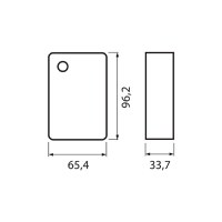 Senzor crepuscular aplicat Vivalux DON, 230V, 15A, IP44, 65.4x33.7x96.2mm, Negru - 2