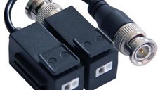 Set Video Balun Pasiv Hikvision DS-1H18-A, 2 Bucati cu Cablu si Fara Cablu