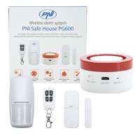 Sistem de alarma wireless PNI Safe House PG600, sistem inteligent de securitate pentru casa, conectare wireless, alarma antiefra - 4