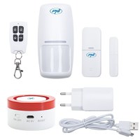 Sistem de alarma wireless PNI Safe House PG600, sistem inteligent de securitate pentru casa, conectare wireless, alarma antiefra - 7