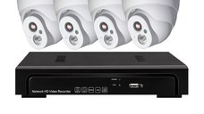 Sistem supraveghere video IP PoE 4 camere dome 1080P Aevision