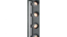Spot LED ajustabil cvadruplu Ledvance DECOR JUPITER, 22W, 2000 lm, lumina calda 3000K, IP20, 700mm, Argintiu, clasa energetica F