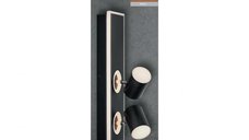 Spot LED Ajustabil Dublu Ledvance DECOR MARS, 29W, 3100 lm, Negru, Lumina Calda 3000K, IP20, Dimensiune 408mm, Clasa Energetica F