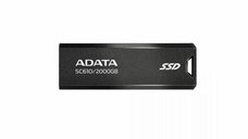 SSD extern ADATA SC610, 2 TB, USB 3.2 Gen 2, culoare neagra