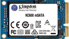 SSD Intern Kingston KC600, 512GB, SATA, mSATA